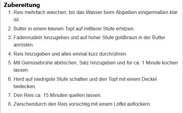 LIBANESISCHER BUTTERREIS